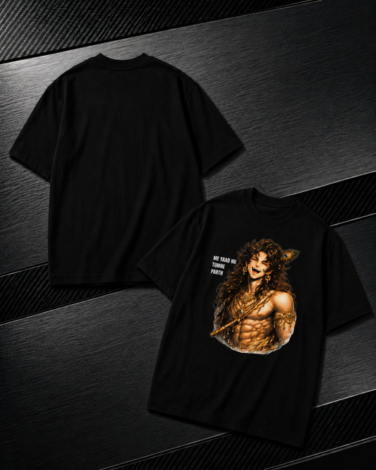 Krishna Unisex Oversized Graphic T-Shirt | Premium 100% Cotton | 180 GSM | Streetwear Fit