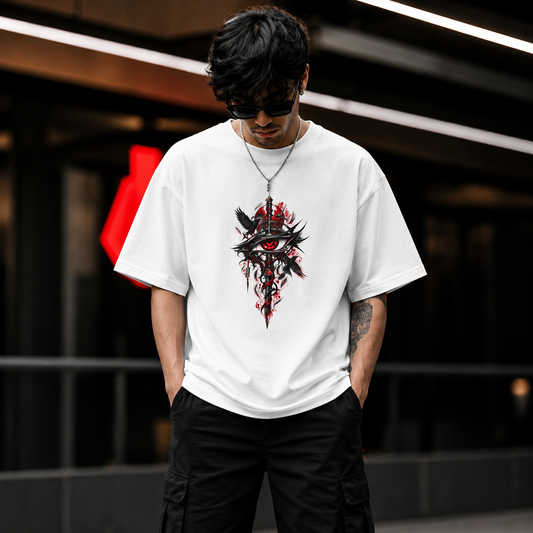 Uchiha Legacy Oversized T-Shirt | Premium Anime Streetwear